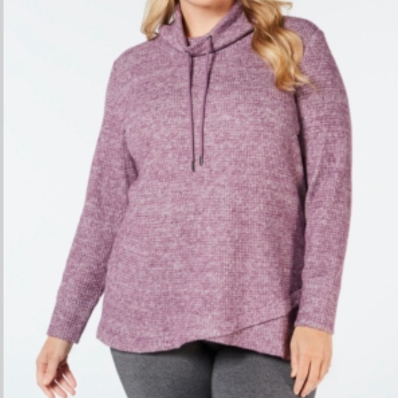 Ideology Tops - Ideology
Plus Size Cowl-Neck Tulip-Hem Top